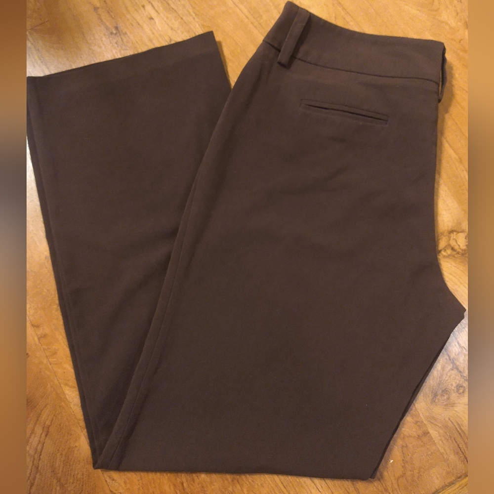 Women's  AB Studio Brown size 16 Pants. Polyester,Rayon,spandex